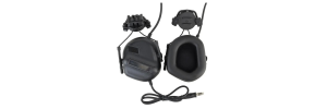 Тактичні навушники Active Helmet Headset Black